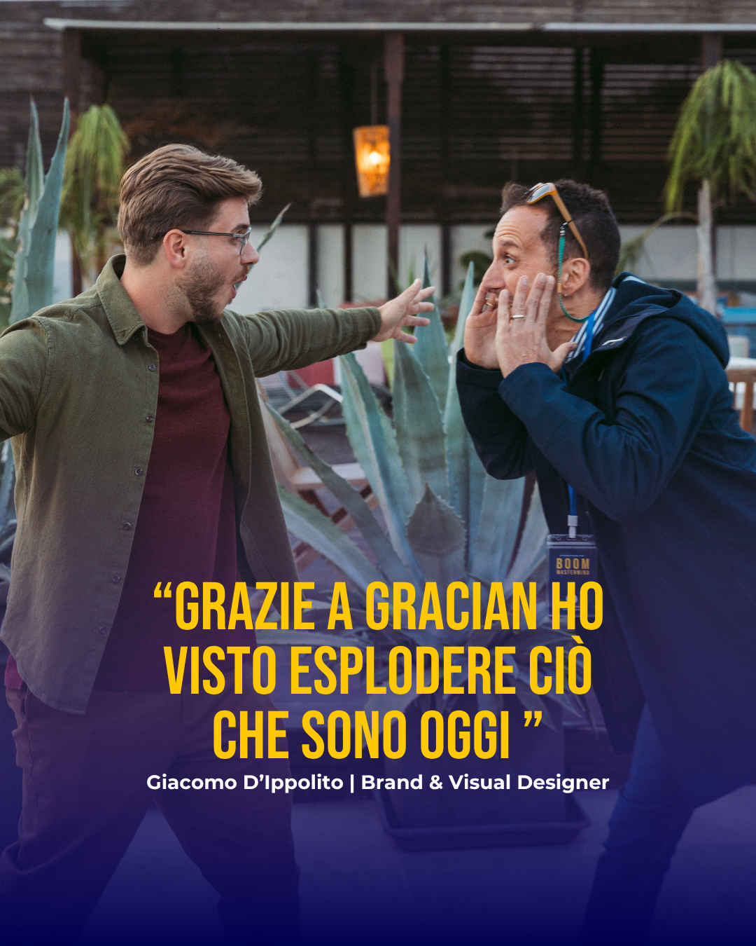 “Grazie a Gracian ho visto esplodere ciò che sono oggi” — Giacomo D'Ippolito, Brand & Visual Designer